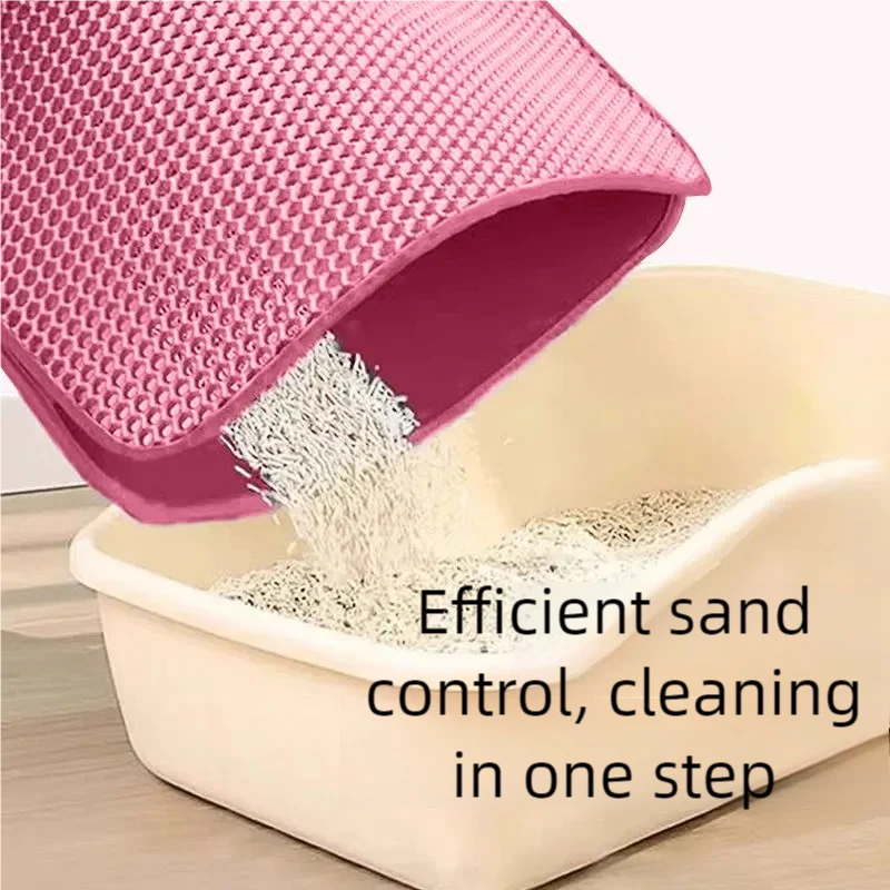 Pawfect Clean-Up – Non-Slip Cat Litter Trap Mat That Keeps Floors Spotless
