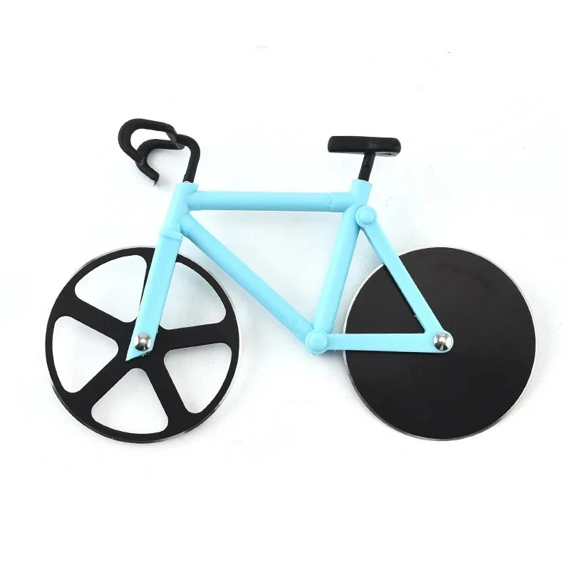 The Rolling Chef – Dual-Wheel Bike Pizza Cutter for Crisp, Clean Cuts