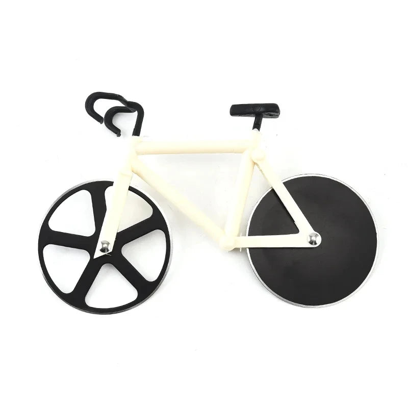 The Rolling Chef – Dual-Wheel Bike Pizza Cutter for Crisp, Clean Cuts