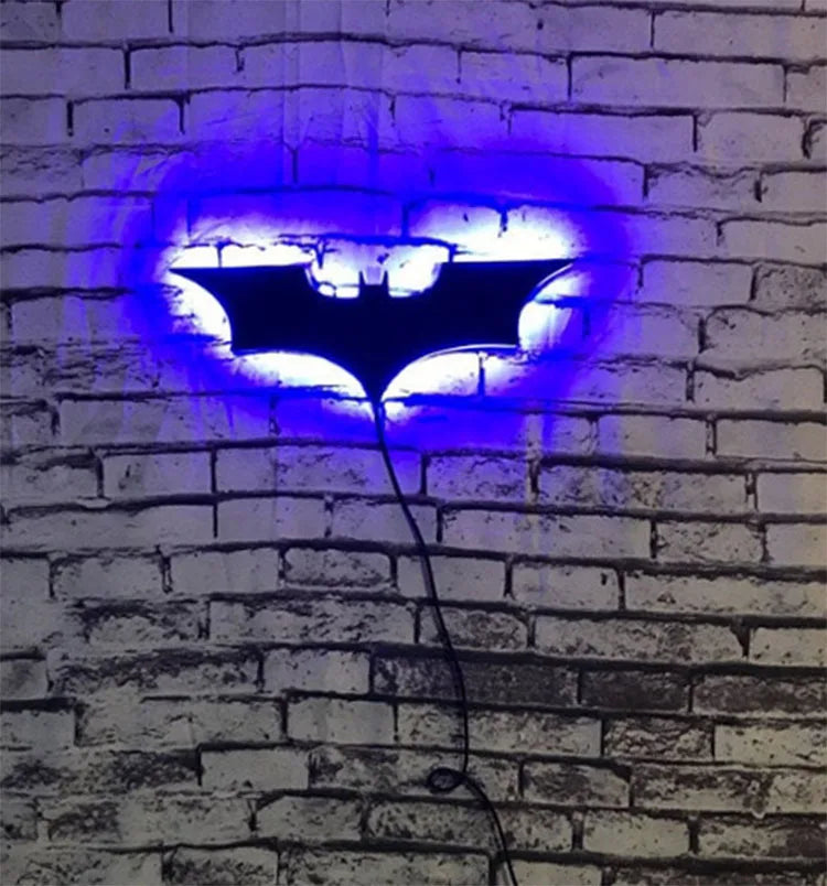 Bat Wing Decorative Wall Lamp – Colour-Changing LED for Stylish Nights