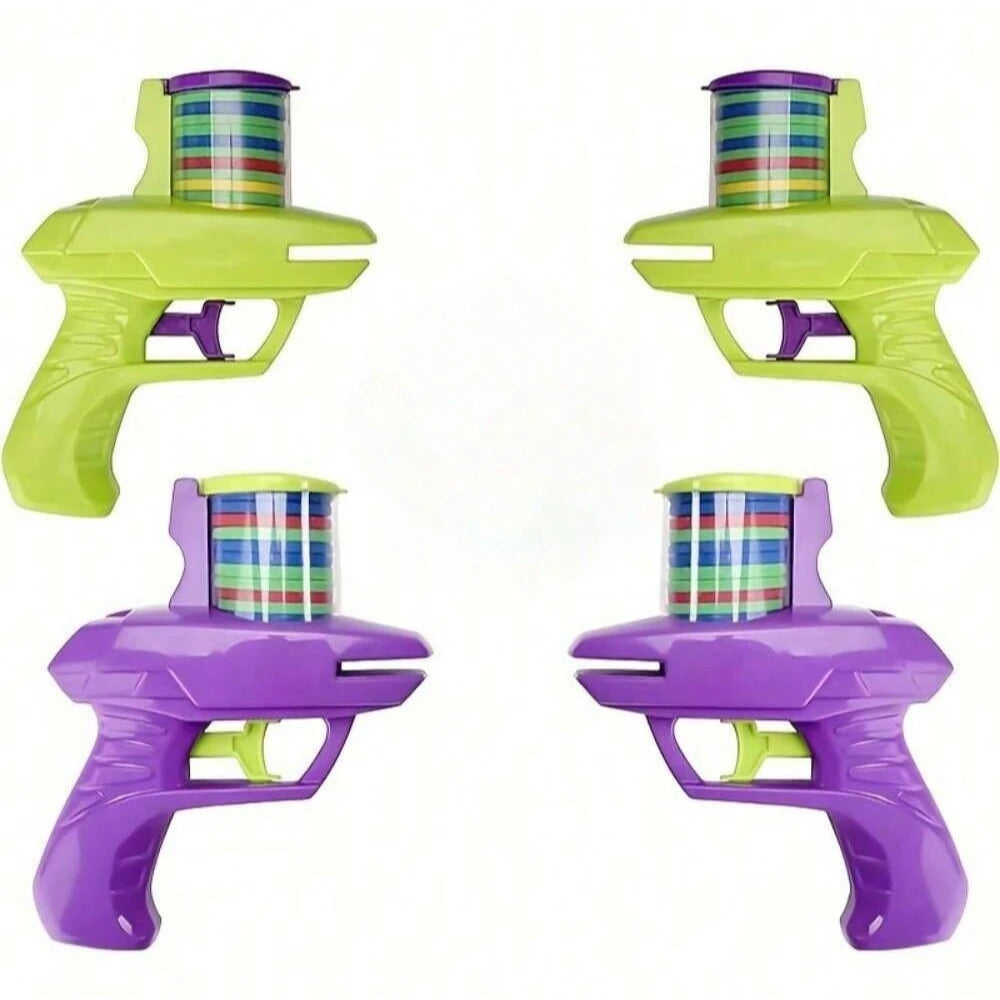 Foam Disc Launcher Handheld Shooting Toy – Safe Indoor & Outdoor Fun