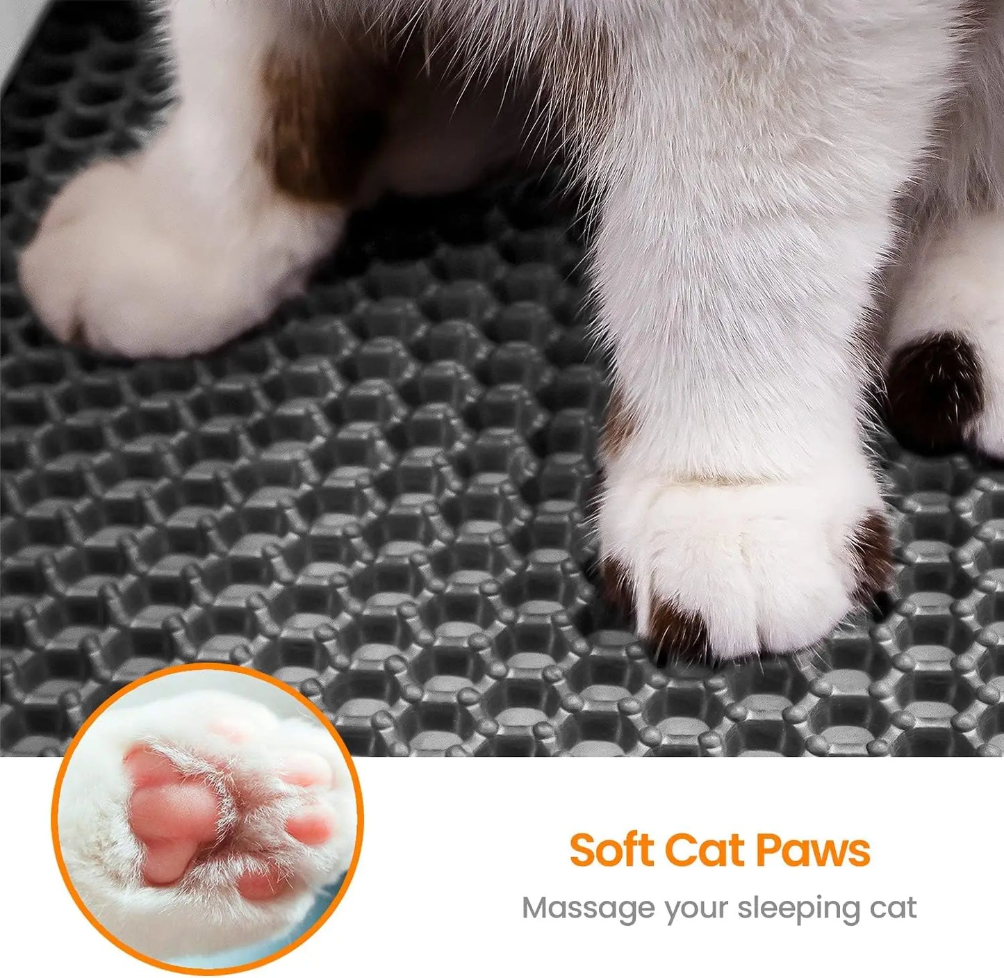 Pawfect Clean-Up – Non-Slip Cat Litter Trap Mat That Keeps Floors Spotless