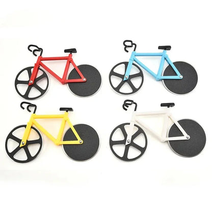 The Rolling Chef – Dual-Wheel Bike Pizza Cutter for Crisp, Clean Cuts