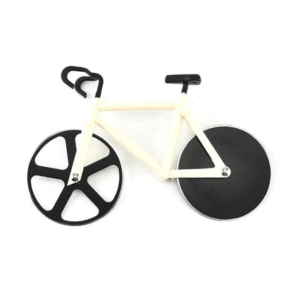 The Rolling Chef – Dual-Wheel Bike Pizza Cutter for Crisp, Clean Cuts