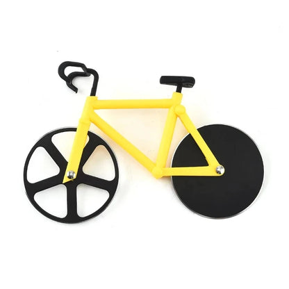 The Rolling Chef – Dual-Wheel Bike Pizza Cutter for Crisp, Clean Cuts